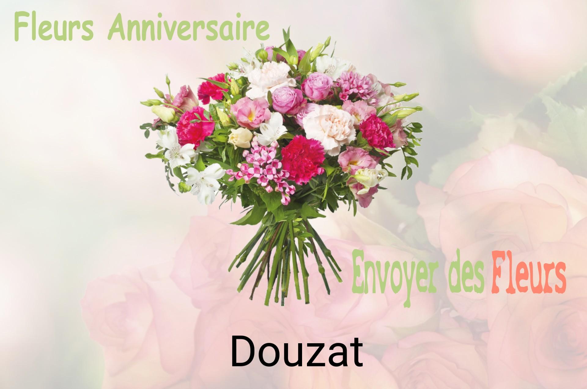 Bouquet de fleurs d’anniversaire livré à Douzat